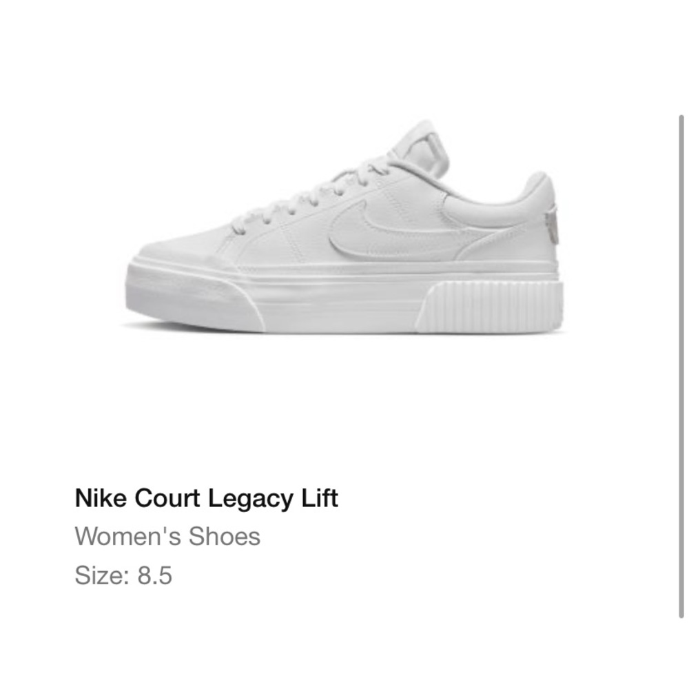 Nike Court Legacy Lift Women's Shoes BRAND NEW NEVER WORN